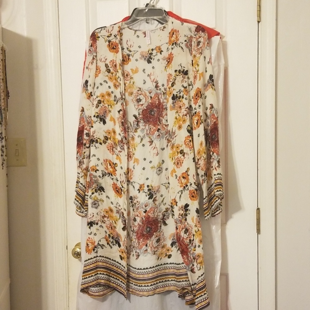 Floral Kimono Autumn Colors